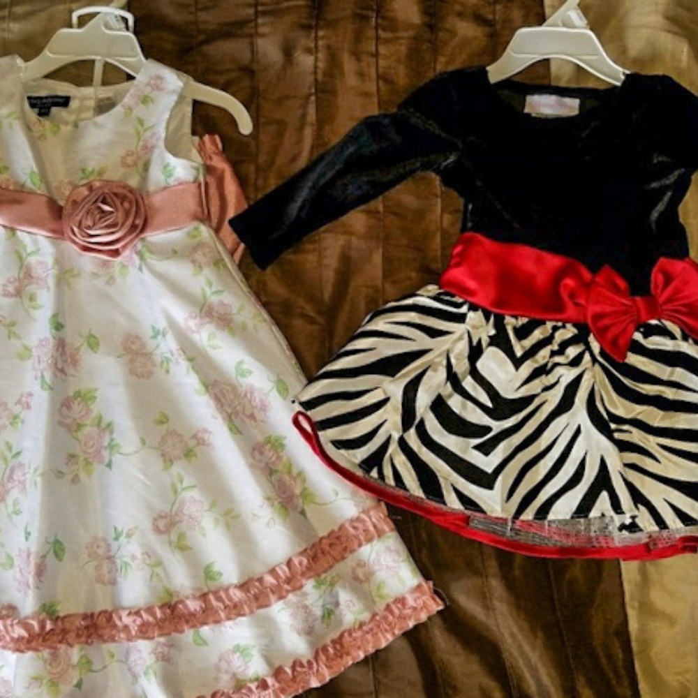 Designer Toddler Girl dress lot Kids Wedding NWOT